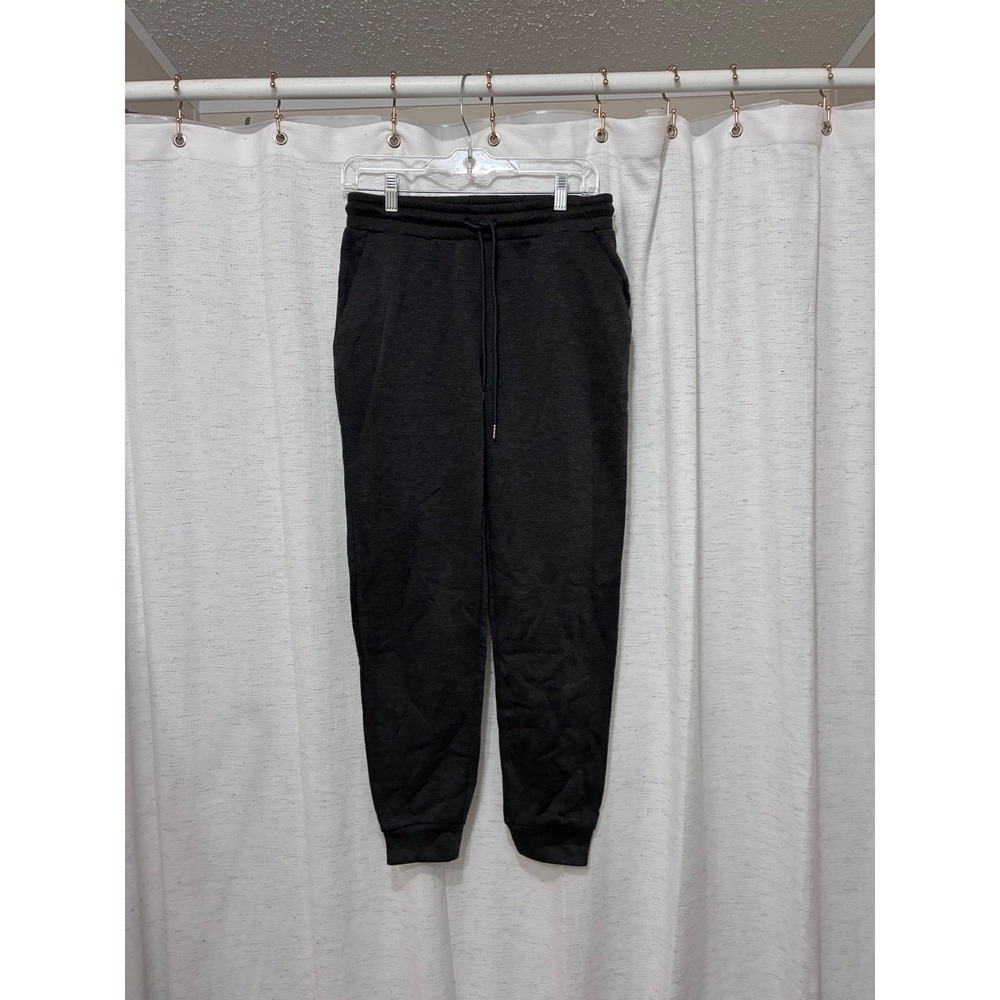 Elite Fit Charcoal Grey Jogger Sweatpants Women Small Heathered Tapered Pants